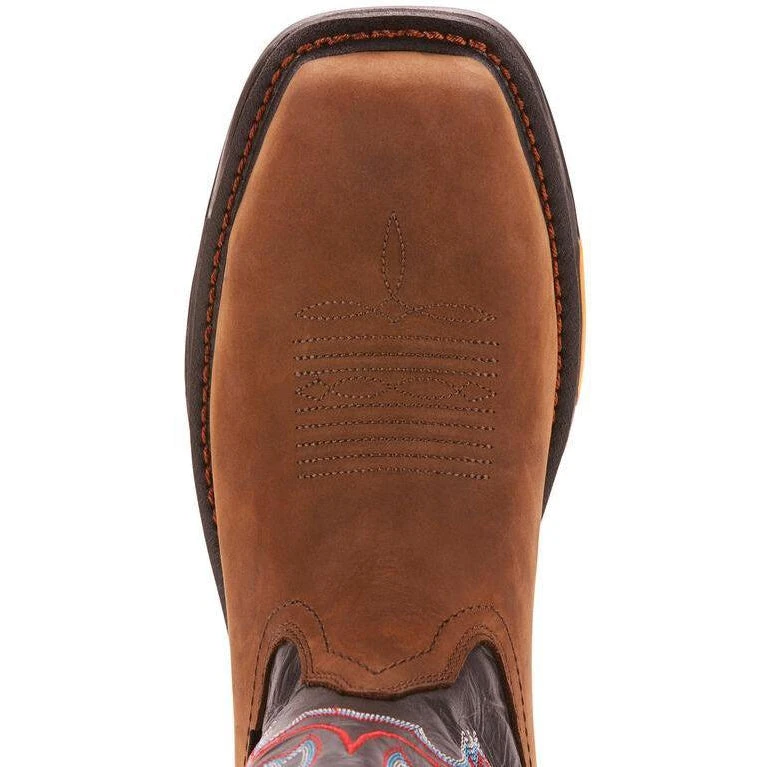 Ariat Men's WorkHog XT 11" Carbon Toe WP Western Work Boot - Brown - 10024968 - Image 4