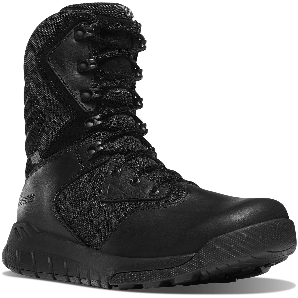 Danner Men's Instinct Tactical 8" WP Side Zip Ins Work Boot- Black - 25331