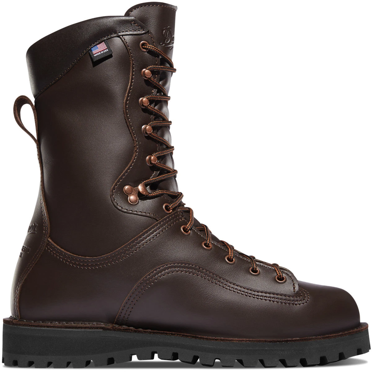 Danner Men's Trophy 10" USA Made WP Ins Hunt Boot - Brown - 40000 - Image 5