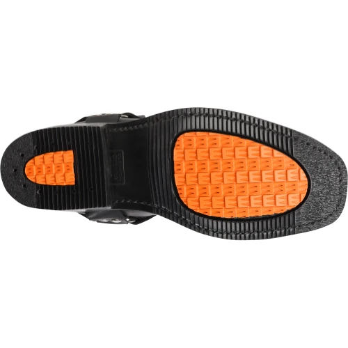 Double H Men's Barry 10" Square Toe USA Made Harness Boot- Black- 4008 - Image 6