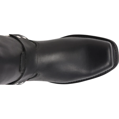 Double H Men's Barry 10" Square Toe USA Made Harness Boot- Black- 4008 - Image 5