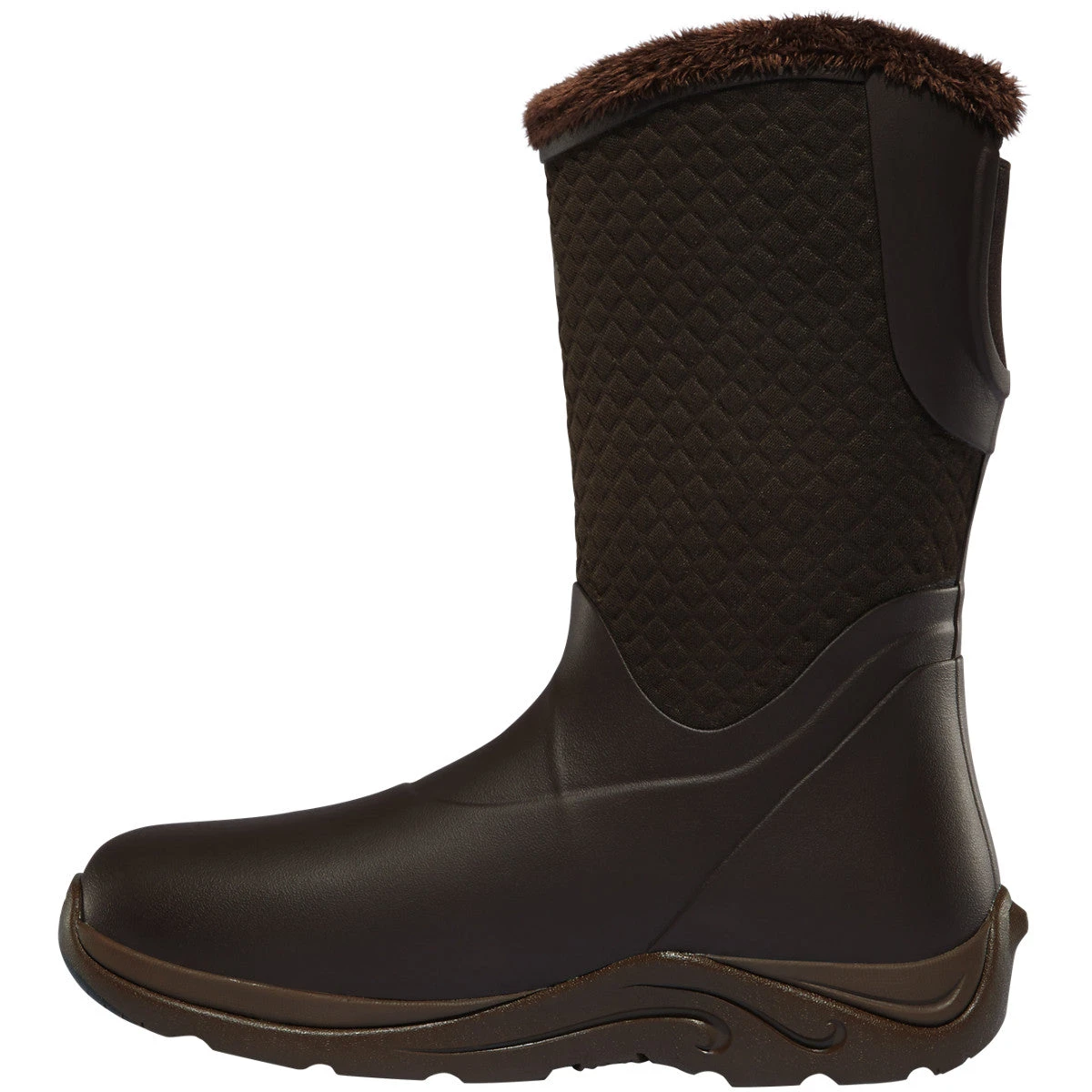 Lacrosse Women's Alpha Cozy 10" Soft Toe WP Rubber Boot - Brown - 656111 - Image 2