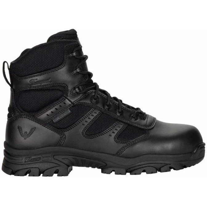 Thorogood Men's The Deuce 6" WP Side Zip Duty Boot - Black - 834-6218 - Image 3