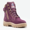 Steel Blue Women's Southern Cross Side Zip Steel Toe Work Boot - Purple - 892861