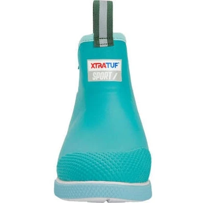 Xtratuf Women's Ankle 6" WP Slip Resist Deck Sport Boot -Green- ADSW-300 - Image 4