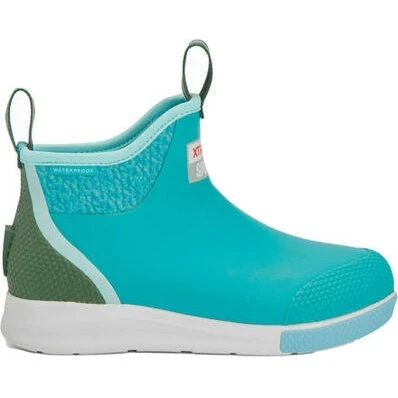 Xtratuf Women's Ankle 6" WP Slip Resist Deck Sport Boot -Green- ADSW-300 - Image 2