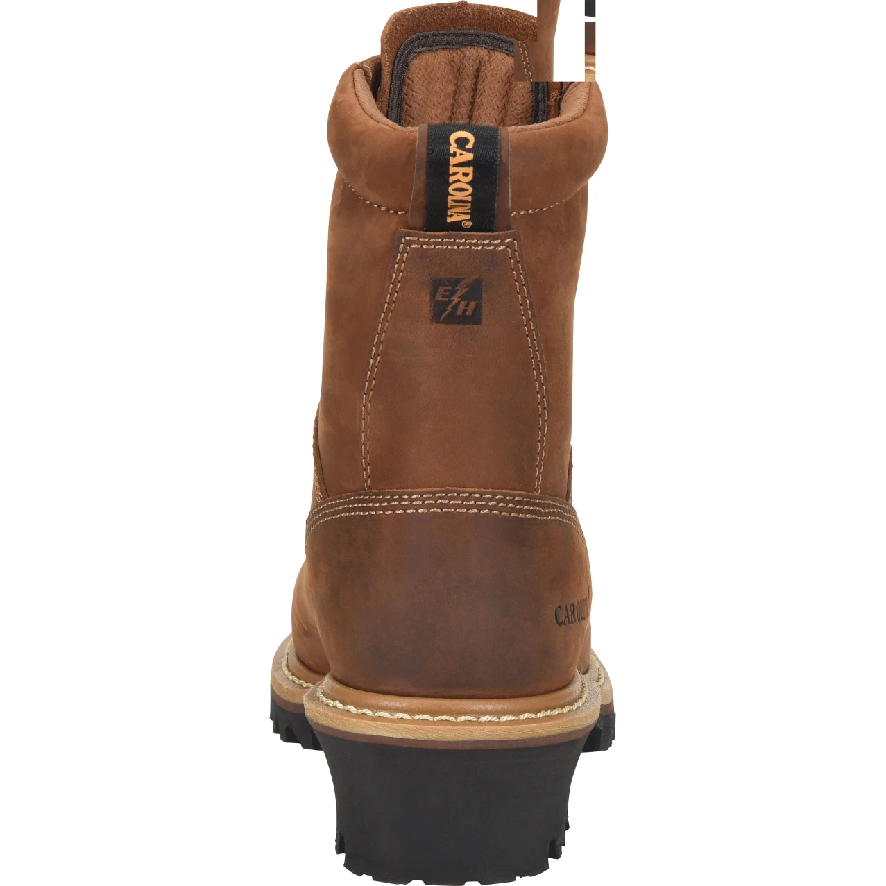 Carolina Women's Elm 8" Comp Toe WP Slip Resist Work Boot -Brown- CA1435 - Image 4