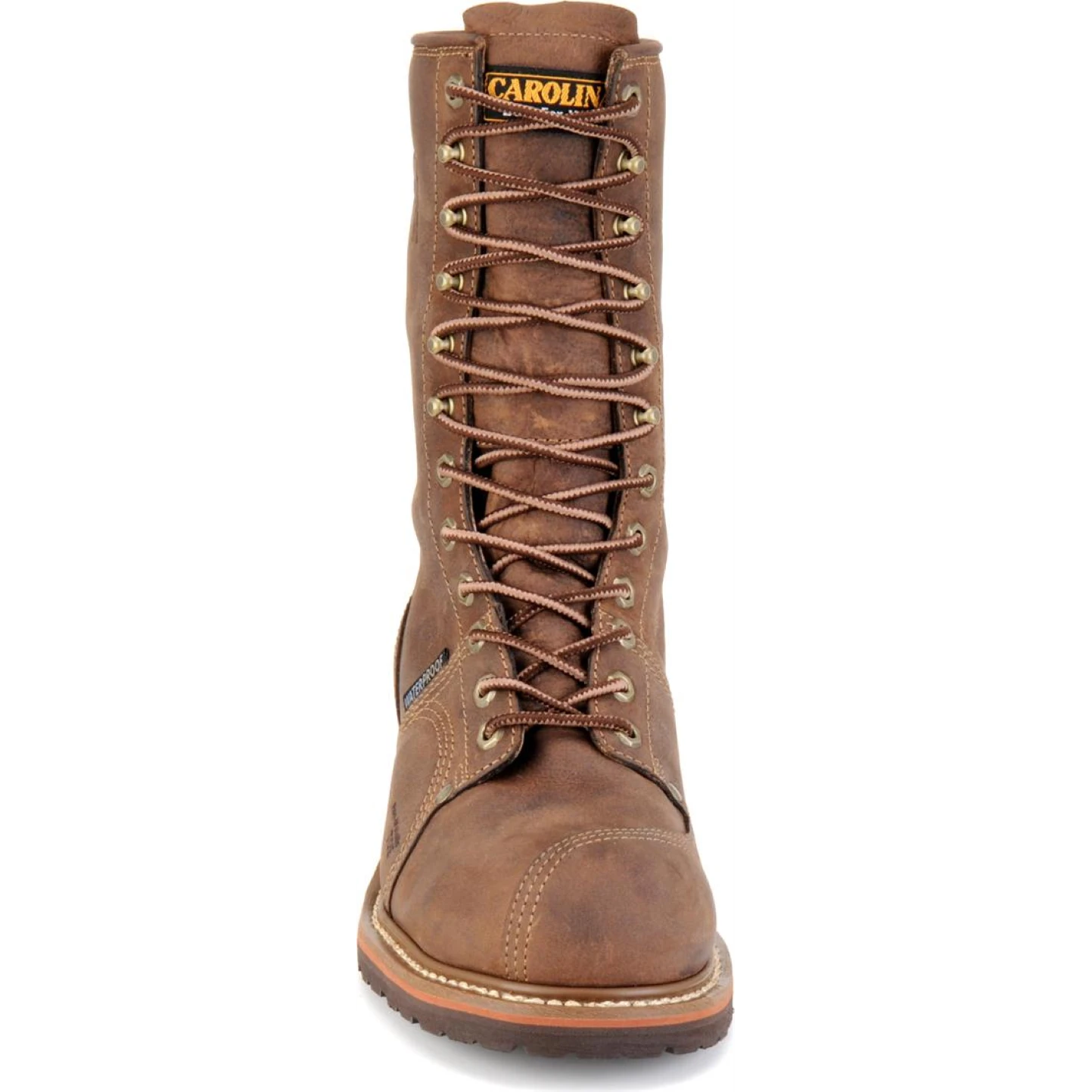 Carolina Men's Linesman 10" Comp Toe WP Work Boot - Brown - CA1904 - Image 5