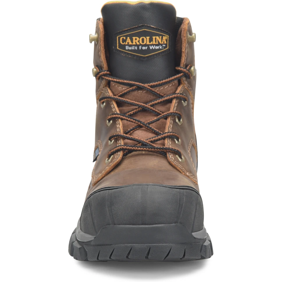 Carolina Men's Falcon 6" Steel Toe Lo WP Work Boot -Brown- CA3590 - Image 3