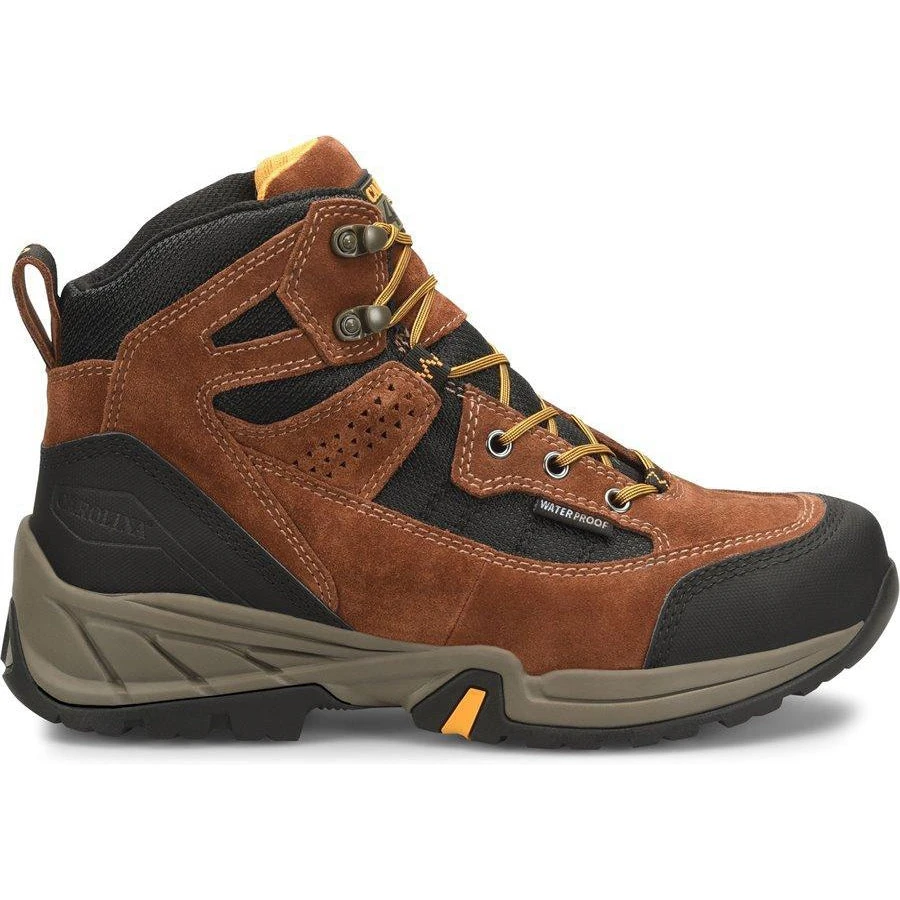 Carolina Men's Limestone 6" Steel Toe WP Hiker Work Shoe Brown- CA5546 - Image 2