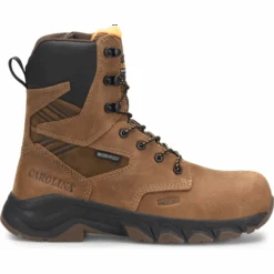 Carolina Men's Subframe 8" WP Side Zip Comp Toe Work Boot -Brown- CA5552
