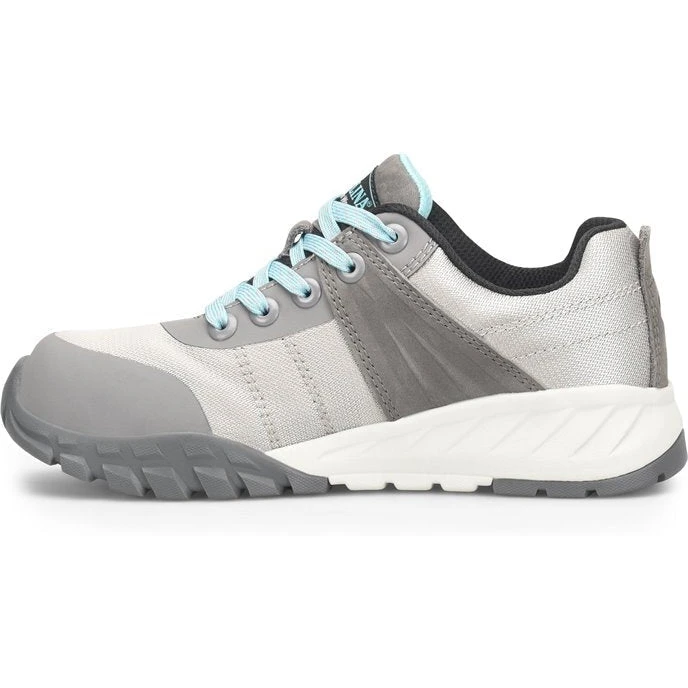 Carolina Women's Zella WP Comp Toe Oxford Work Shoe - Grey - CA5675 - Image 2