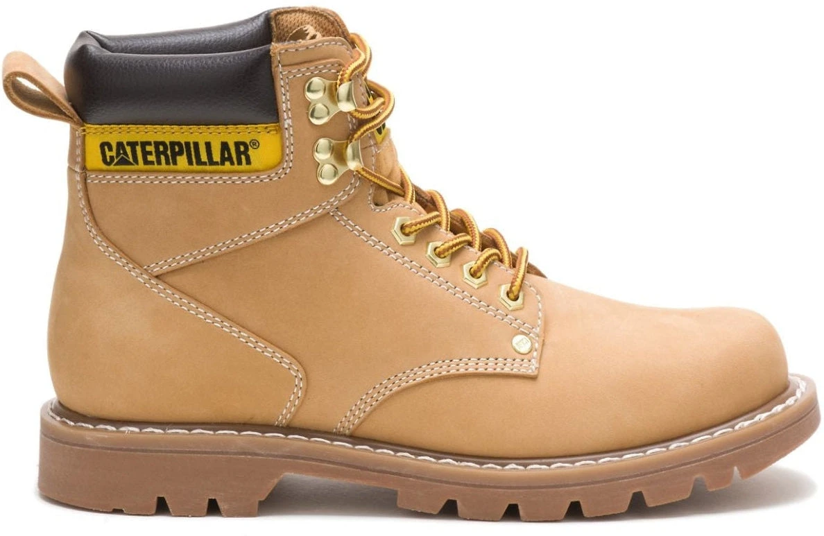 CAT Men's Second Shift Soft Toe Work Boot - Honey - P70042 - Image 2