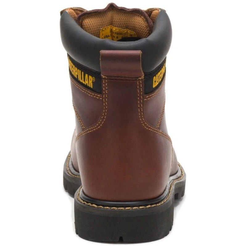 CAT Men's Second Shift Steel Toe Work Boot - Tan - P89817 - Image 5
