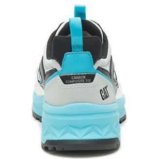 CAT Men's Streamline Runner CCT Slip Resist Work Shoe -White/Blue- P91492 - Image 5