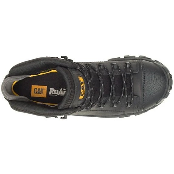 CAT Men's Invader Comp Toe Waterproof Hiker Work Boot -Black- P91542 - Image 6
