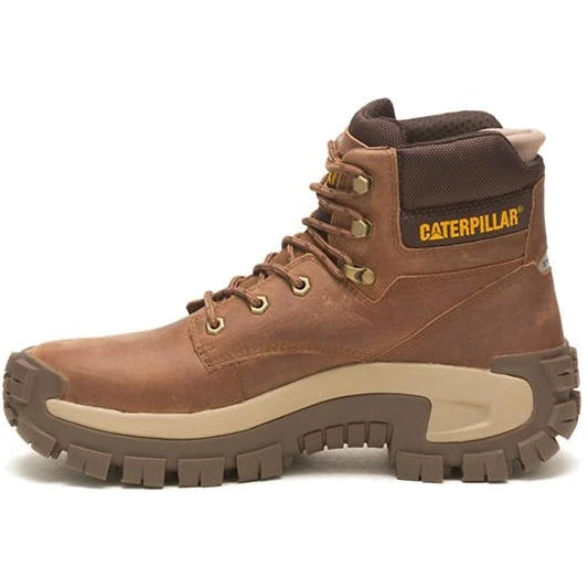 CAT Men's Invader Hi Steel Toe Slip Resist Work Boot -Mushroom- P91596 - Image 2
