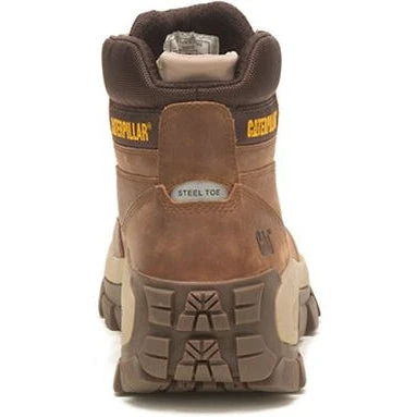 CAT Men's Invader Hi Steel Toe Slip Resist Work Boot -Mushroom- P91596 - Image 4