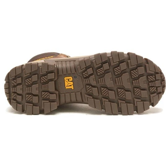 CAT Men's Invader Hi Steel Toe Slip Resist Work Boot -Mushroom- P91596 - Image 7