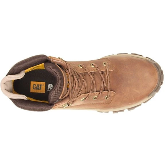 CAT Men's Invader Hi Steel Toe Slip Resist Work Boot -Mushroom- P91596 - Image 5