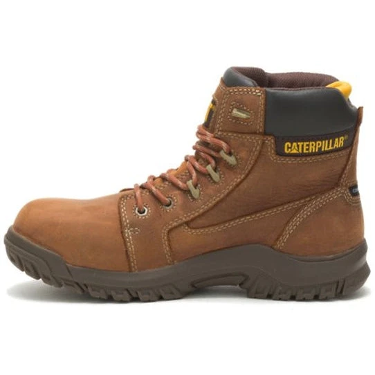 CAT Women's Resorption Waterproof Comp Toe Work Boot - Brown - P91392 - Image 3
