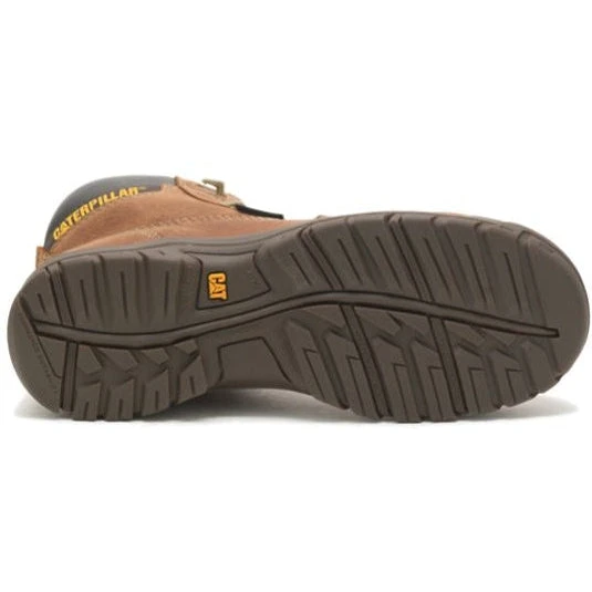 CAT Women's Resorption Waterproof Comp Toe Work Boot - Brown - P91392 - Image 6