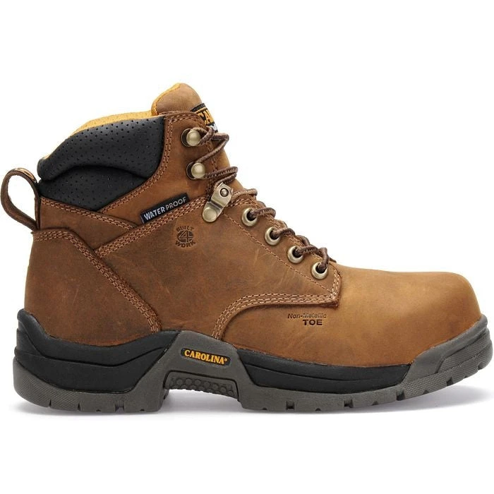 Carolina Women's Raleigh 6" Comp Toe WP Slip Resist Work Boot -Brown- CA1620 - Image 2
