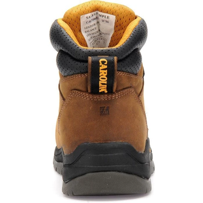 Carolina Women's Raleigh 6" Comp Toe WP Slip Resist Work Boot -Brown- CA1620 - Image 5