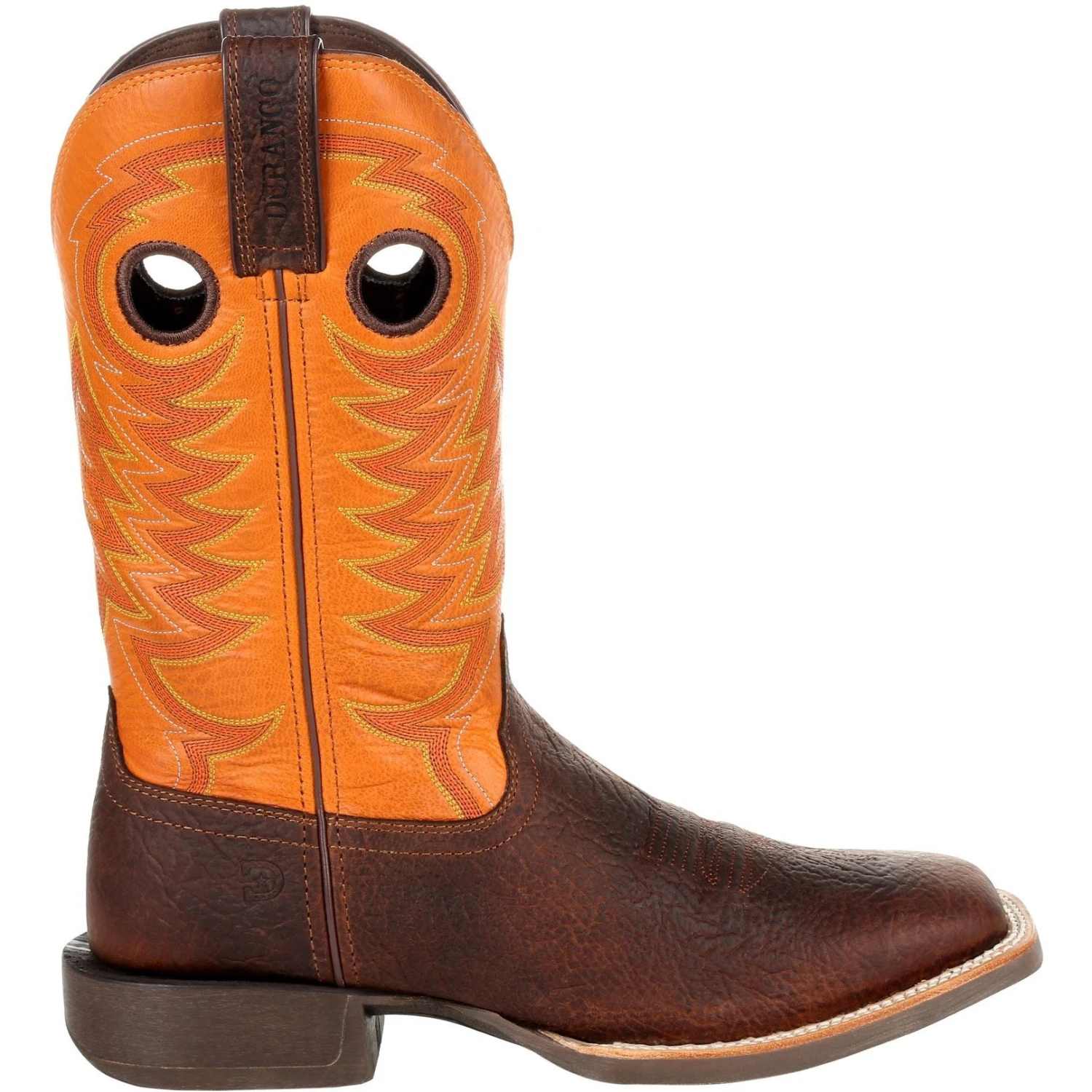 Durango Men's Rebel Pro 12" Square Toe Western Boot - Orange - DDB0230 - Image 5