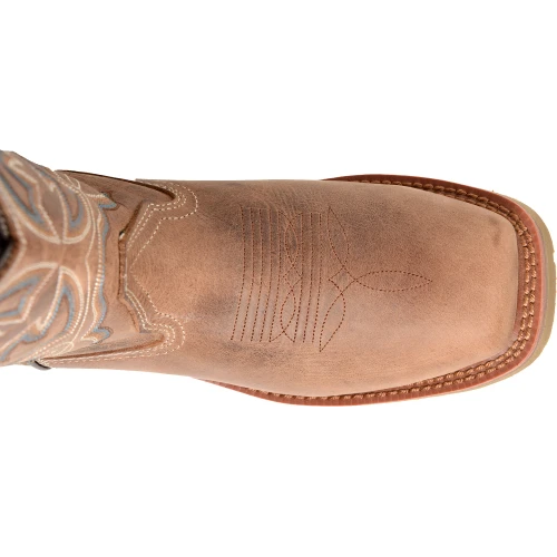 Double H Women's Haddie 11" Comp Toe Western Work Boot- Brown - DH2411 - Image 5