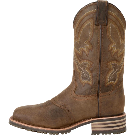 Double H Men's Jeyden 11" Comp Toe WP Western Work Boot- Brown- DH5124 - Image 3