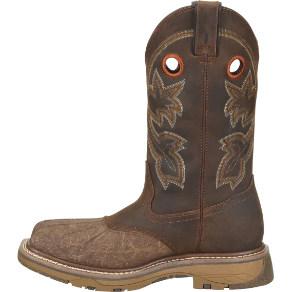 Double H Men's Carlos 13" Comp Toe WP Western Work Boot- Brown- DH5149 - Image 3