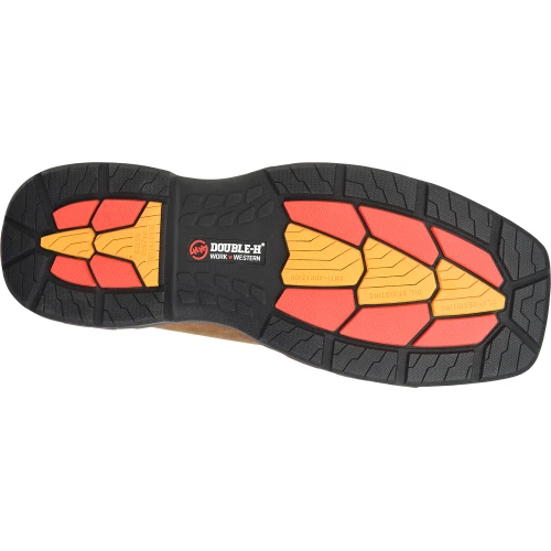 Double H Men's Heisler 5" Square Toe Western Work Boot- Brown - DH5363 - Image 6