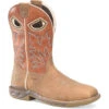 Double H Men's Phantom 11" WD SQ Comp Toe Roper Work Boot -Brown- DH5377