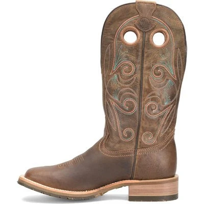 Double H Women's Grace 12" Wide ST Roper Work Boot - Brown - DH7030 - Image 2