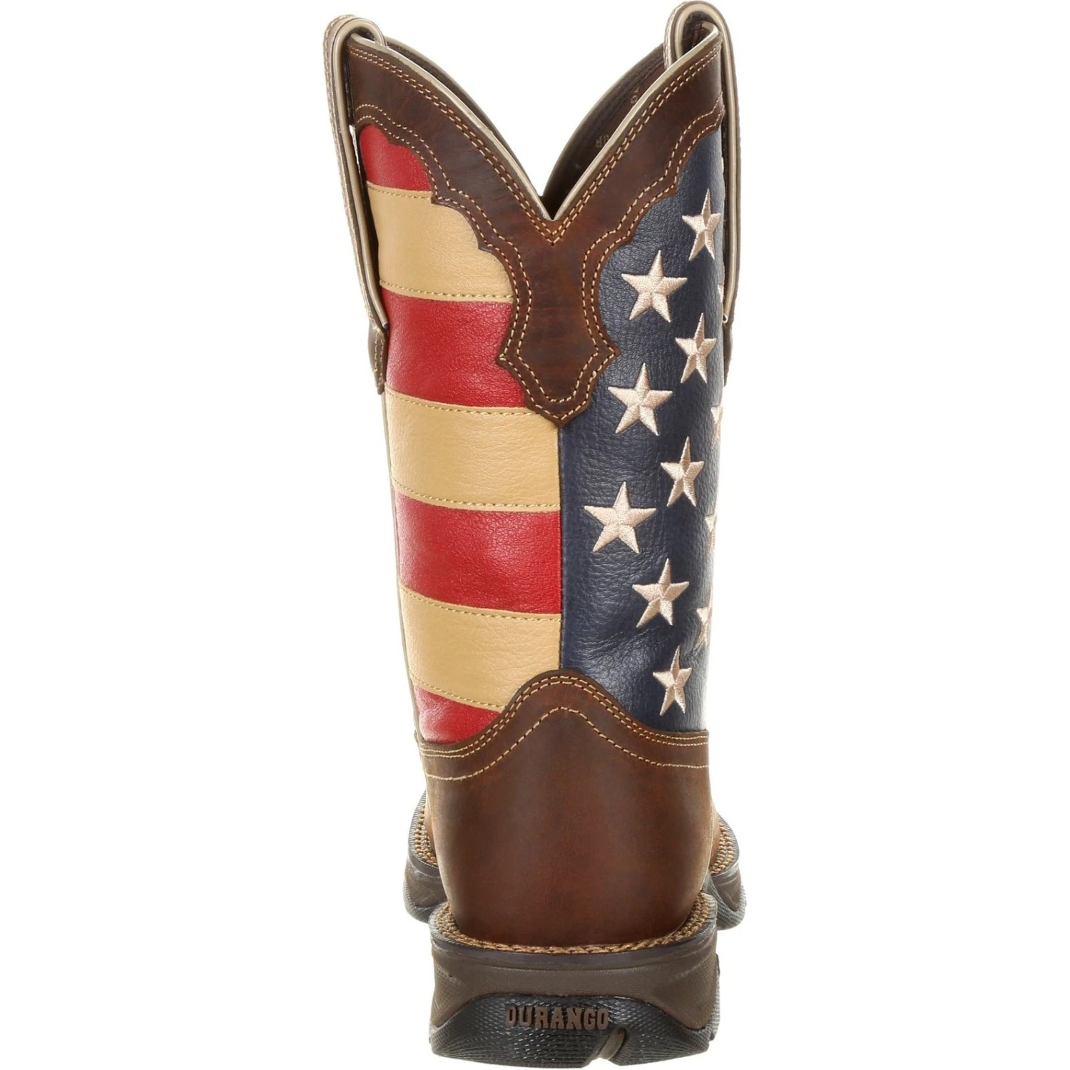 Durango Women's Lady Rebel 10" Steel Toe Patriotic Flag Work Boot - Image 4