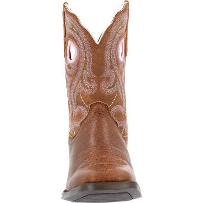 Durango Women's Westward 10" Square Toe Western Work Boot -Brown- DRD0445 - Image 4