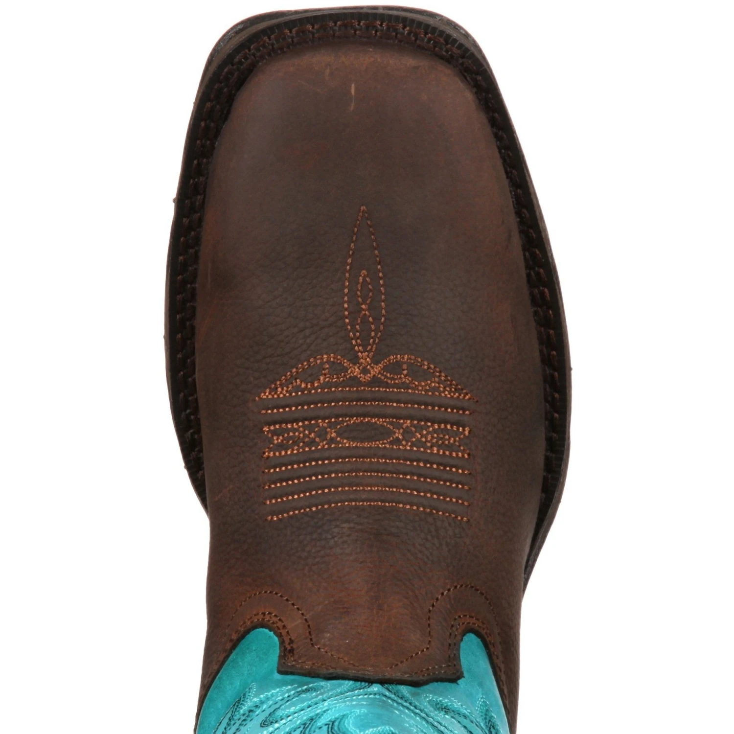 Durango Women's Lady Rebel 10" Steel Toe Western Boot- Brown - DWRD022 - Image 6