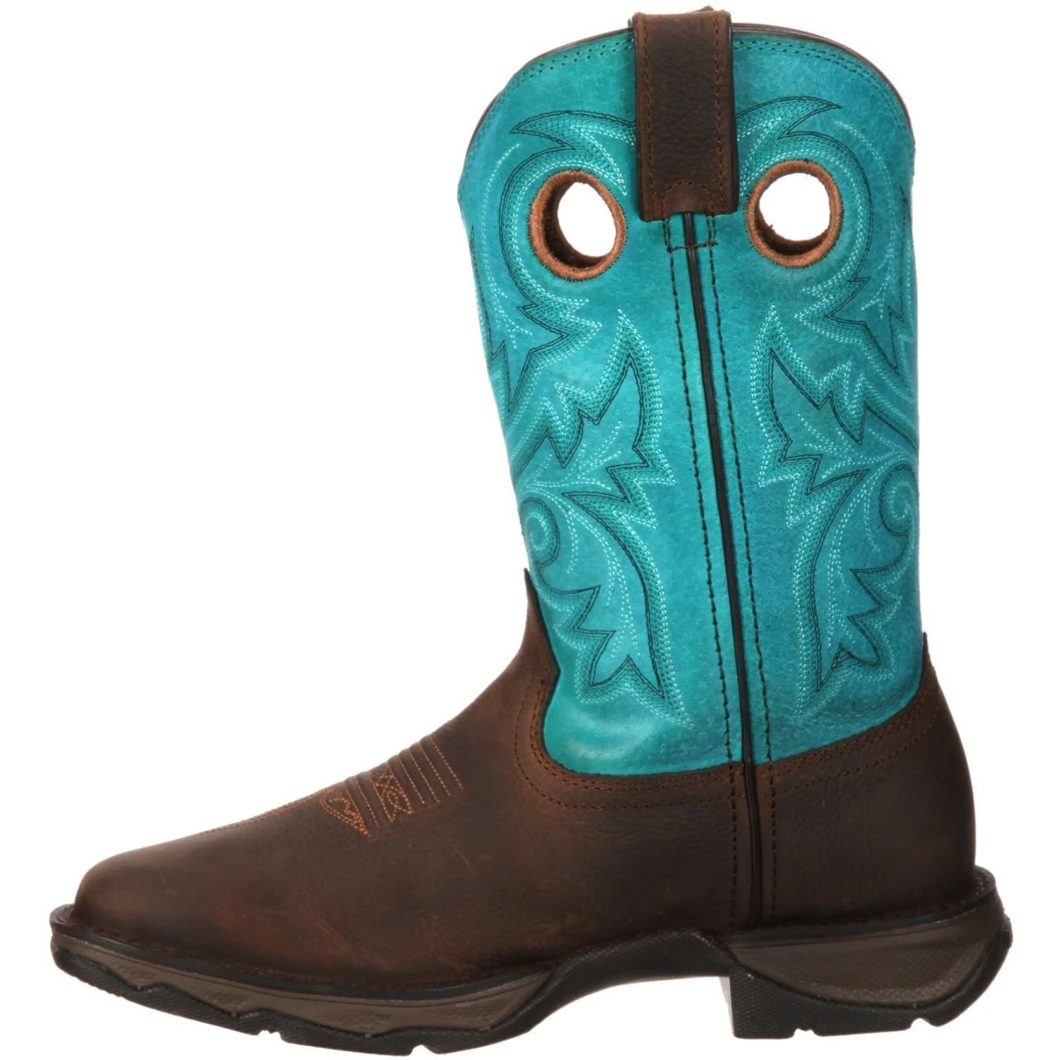 Durango Women's Lady Rebel 10" Steel Toe Western Boot- Brown - DWRD022 - Image 3