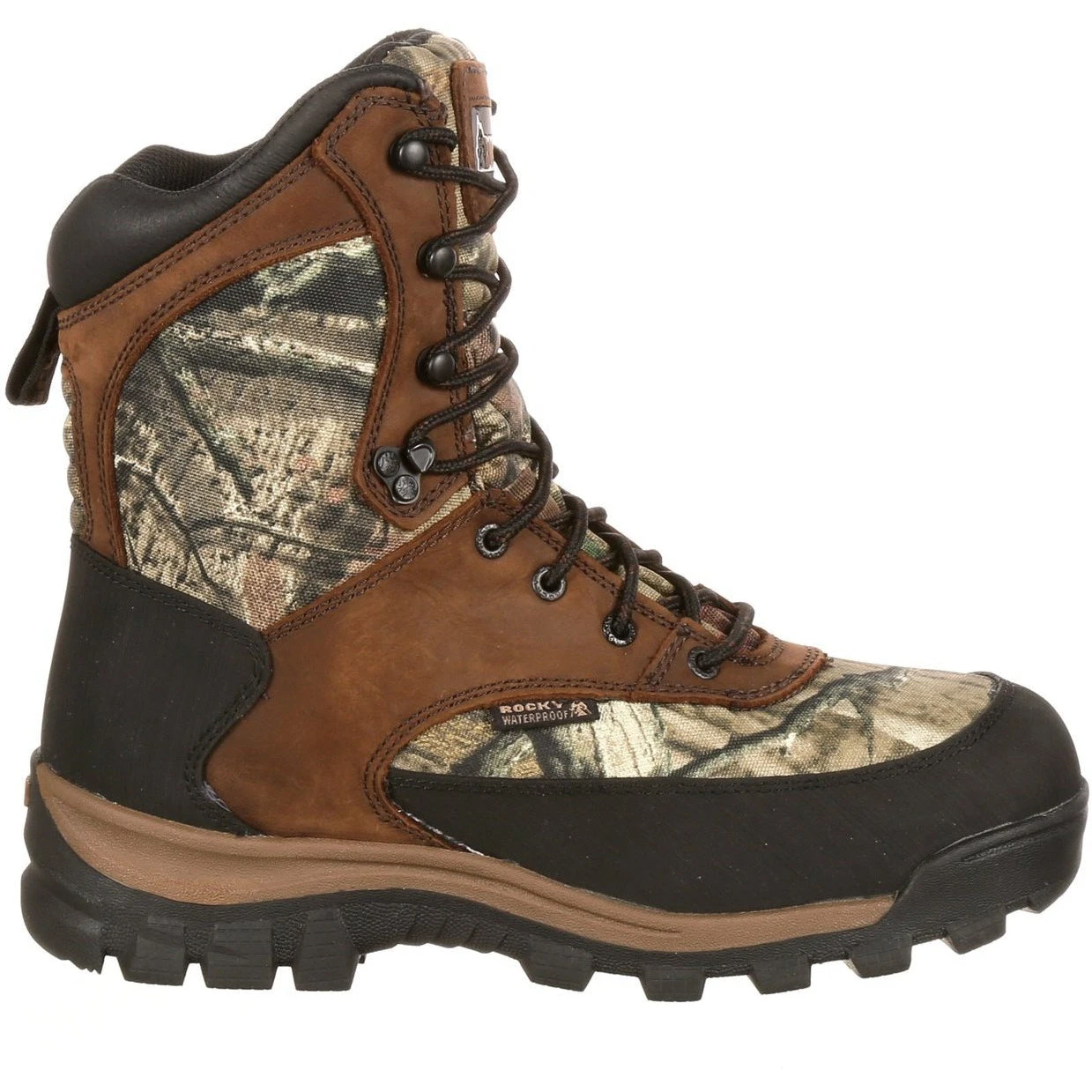 Rocky Men's Core 8" WP 800G Thinsulate Hunt Boot - Brown - FQ0004755 - Image 2