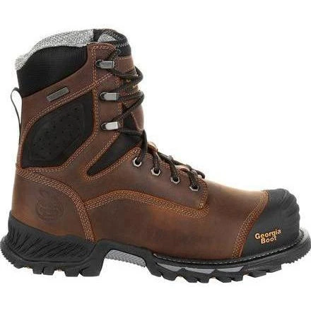 Georgia Men's Rumbler 8" Comp Toe WP Work Boot - Brown - GB00285 - Image 5