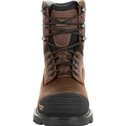 Georgia Men's Rumbler 8" Comp Toe WP Work Boot - Brown - GB00285 - Image 4