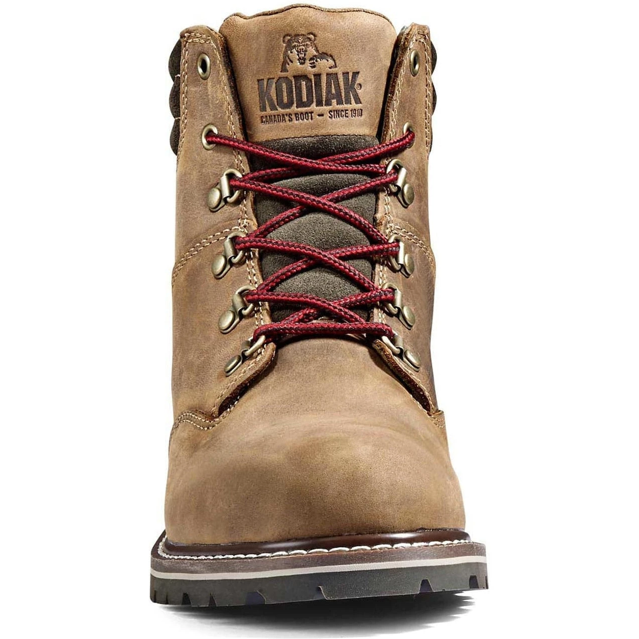 Kodiak Women's Bralorne 6" WP Slip Resist Safety Work Boot -Brown- 4TDSBN - Image 5