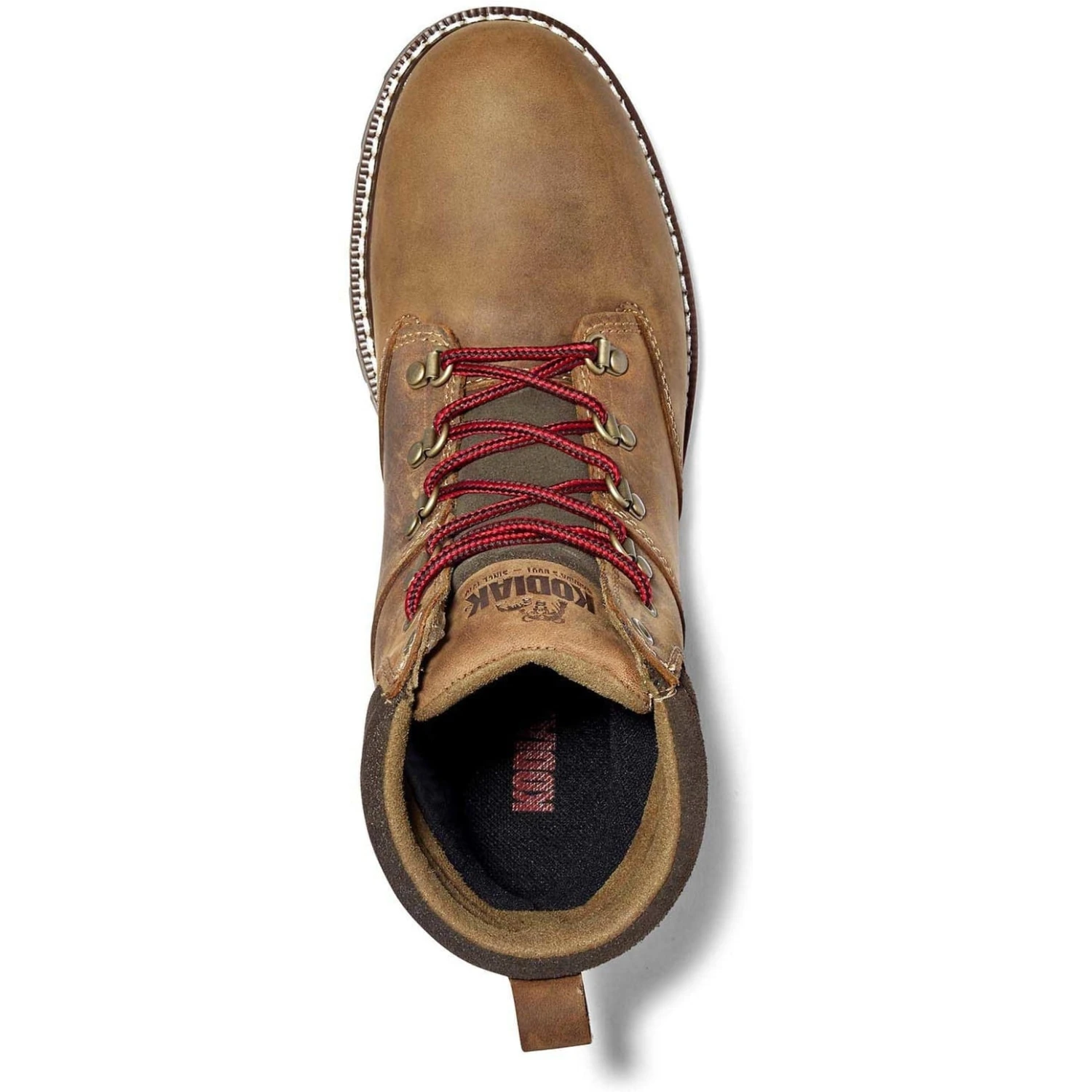 Kodiak Women's Bralorne 6" WP Slip Resist Safety Work Boot -Brown- 4TDSBN - Image 7