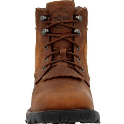 Rocky Men's Legacy 32 6" WP Slip Resist Western Lacer -Brown- RKW0382 - Image 5