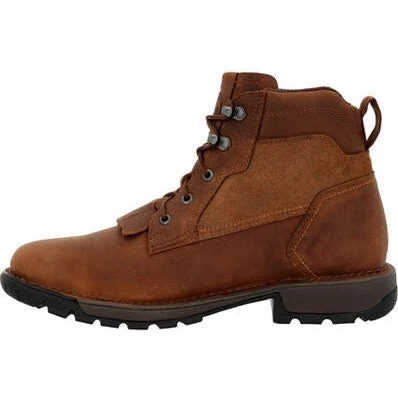 Rocky Men's Legacy 32 6" WP Slip Resist Western Lacer -Brown- RKW0382 - Image 3