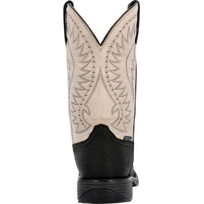 Rocky Men's Worksmart 11" WP Comp Toe Western Work Boot -Brown- RKW0385 - Image 4