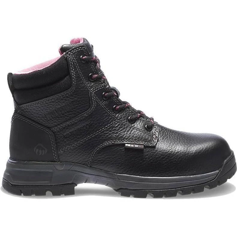 Wolverine Women's Piper 6" Comp Toe WP EH Work Boot - Black - W10181 - Image 2