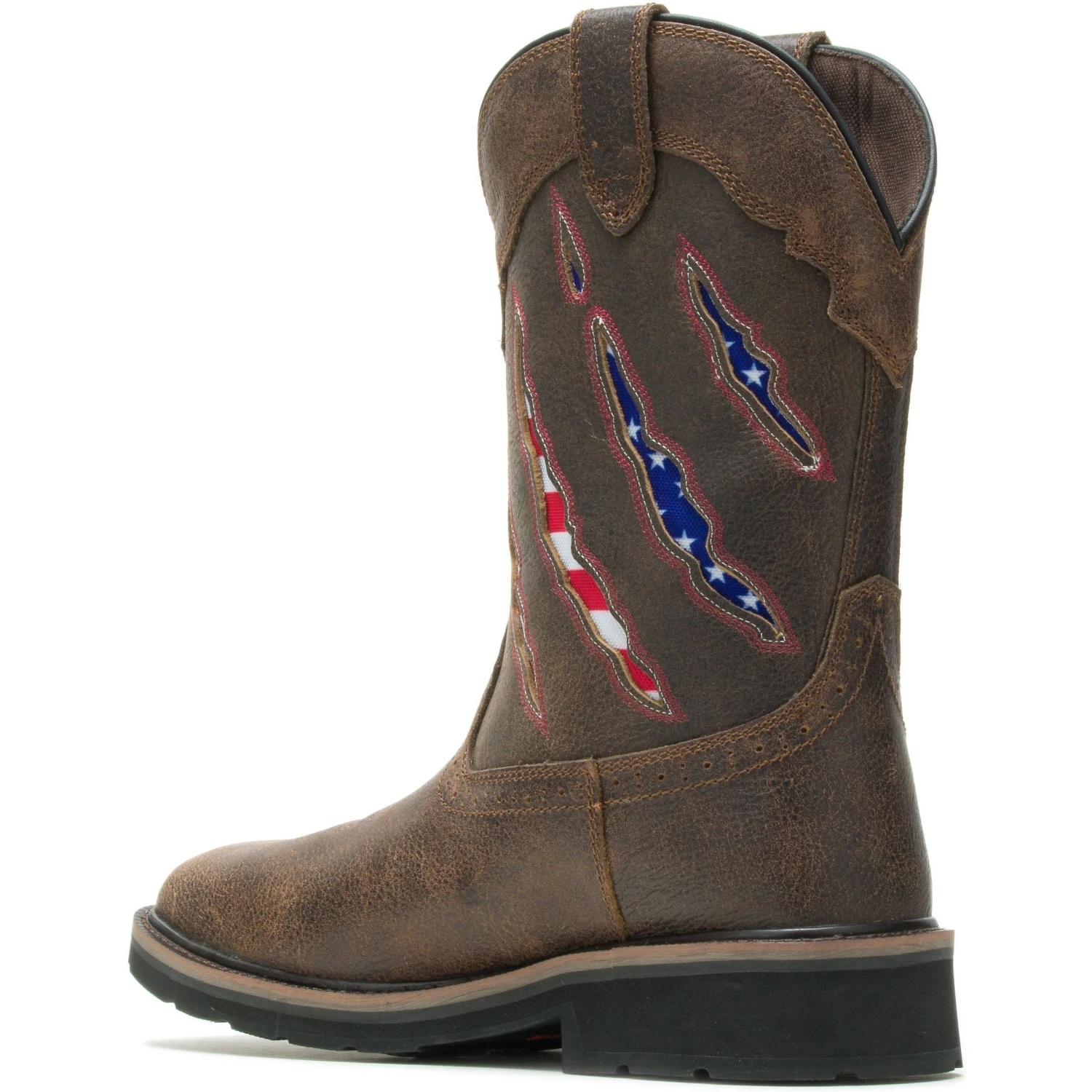 Wolverine Men's Rancher Claw Soft Toe WP Western Work Boot - Brown - W200138 - Image 3