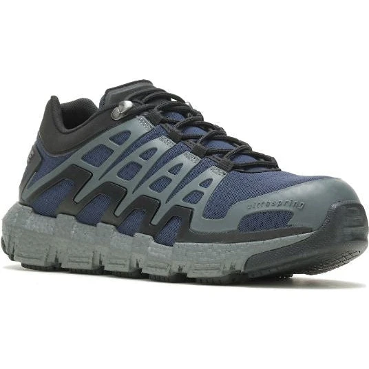 Wolverine Men's Rev Vent Durashocks Safety Toe Work Shoe -Navy- W211176